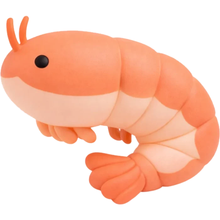 Keycraft The Big Squij Shrimp Jumbo Sensory Squishy Toy