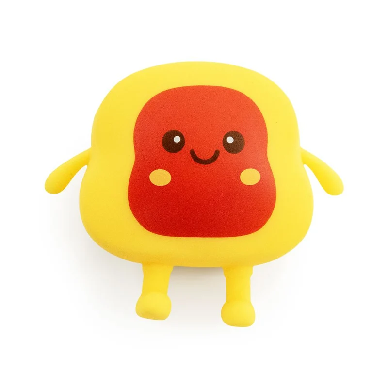 Single Keycraft Squishy Toasties Sensory Toy Kawaii Toast 4-Inch