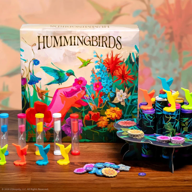 Hummingbirds Real-Time Dexterity Board Game 2-4 Players