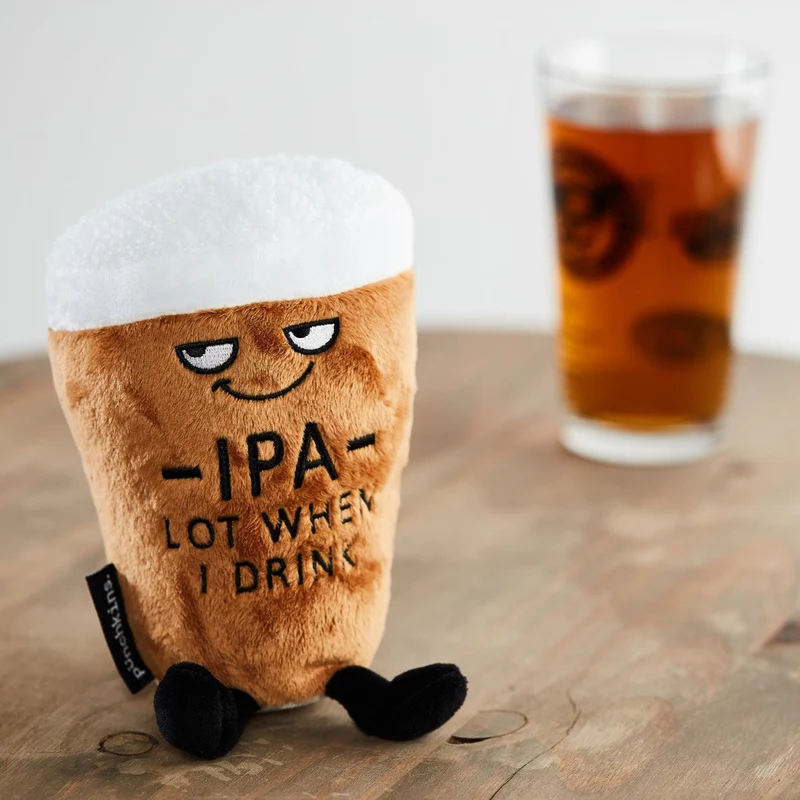 "IPA Lot When I Drink" Beer Plushie