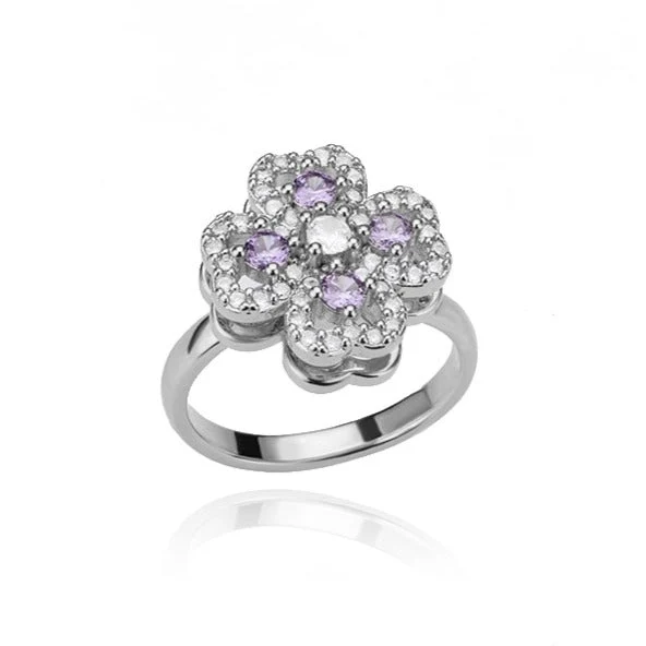 Bague rotative céleste anti-stress