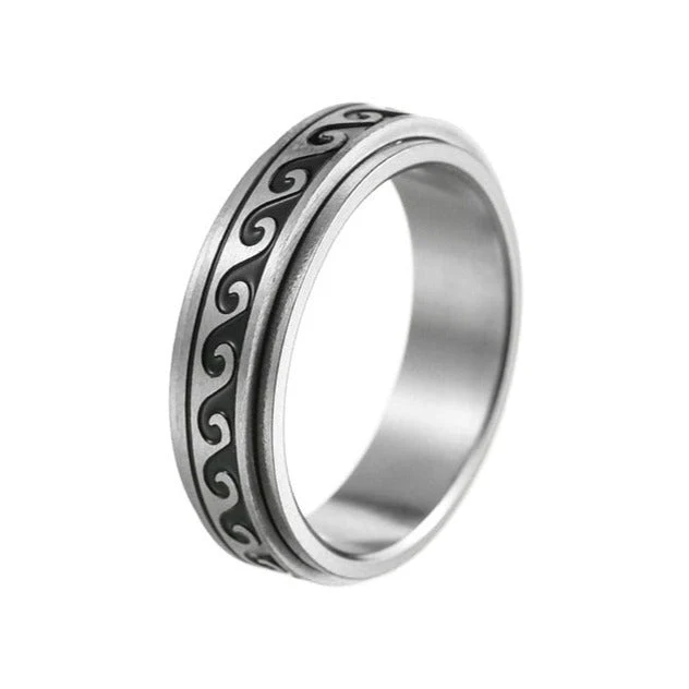 Bague anti-stress Vague