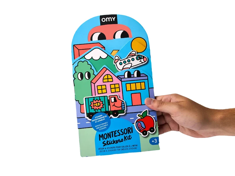 Kit de stickers Montessori - Vroom Vroom - Omy