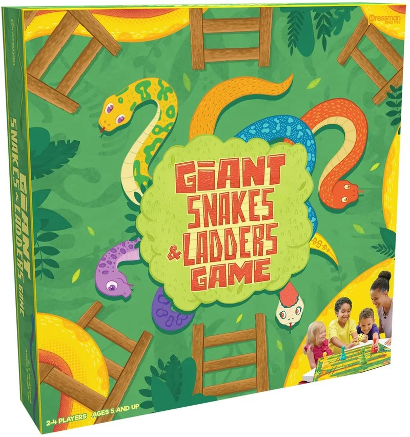 Giant Snakes And Ladders / Jeu géant de serpents et d'échelles