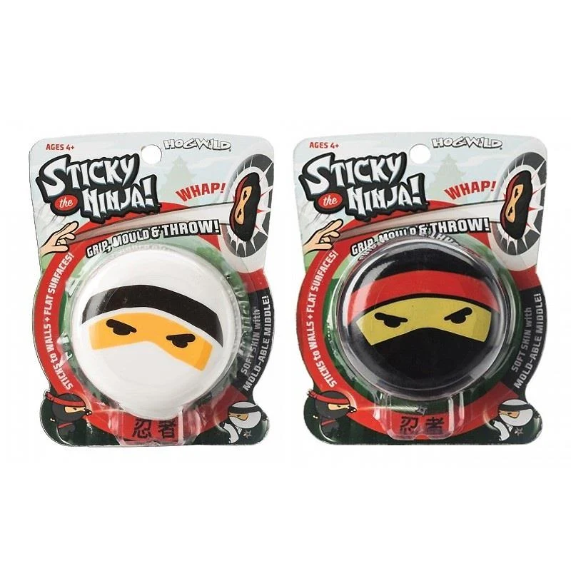 Sticky Ball Ninja (White) / boule collante (blanc)