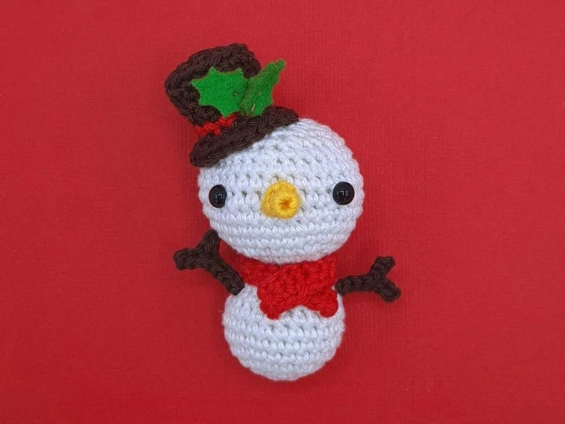Kit crochet DIY - Mini Bonhomme de neige - Hardicraft