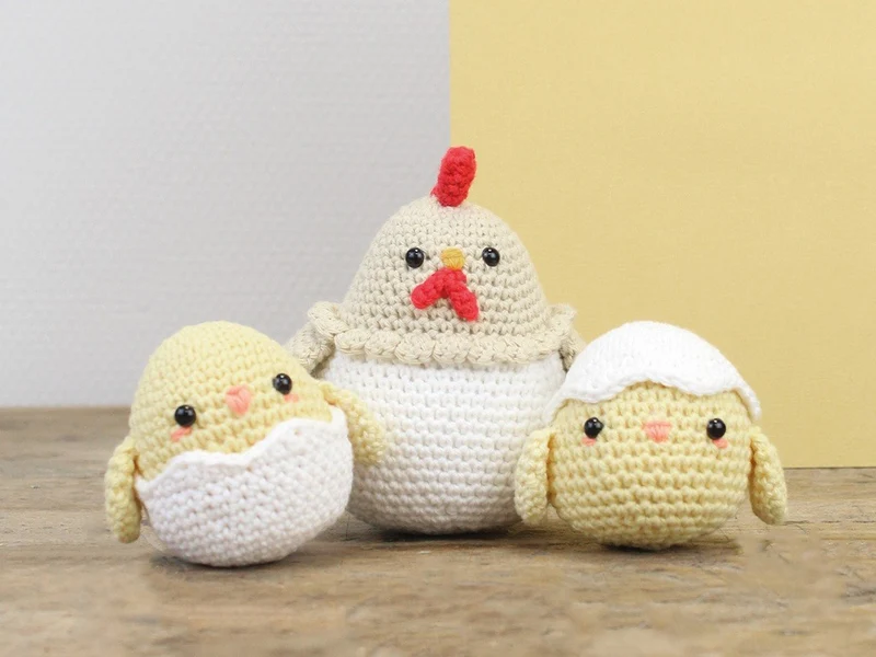 Kit crochet DIY - Poussins - Hardicraft