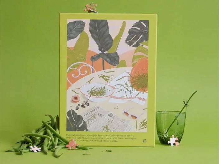 Les haricots verts - Puzzle 1000 pcs - Jour Férié