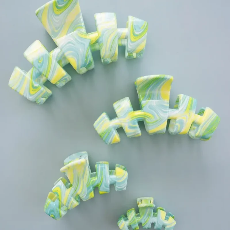 Teleties Medium Claw Clip By the Sea Shore Hair Accessory