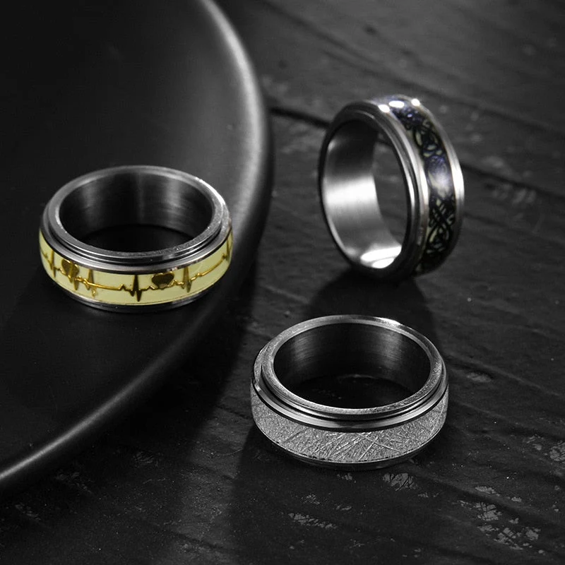 Bague anti-stress fluorescente