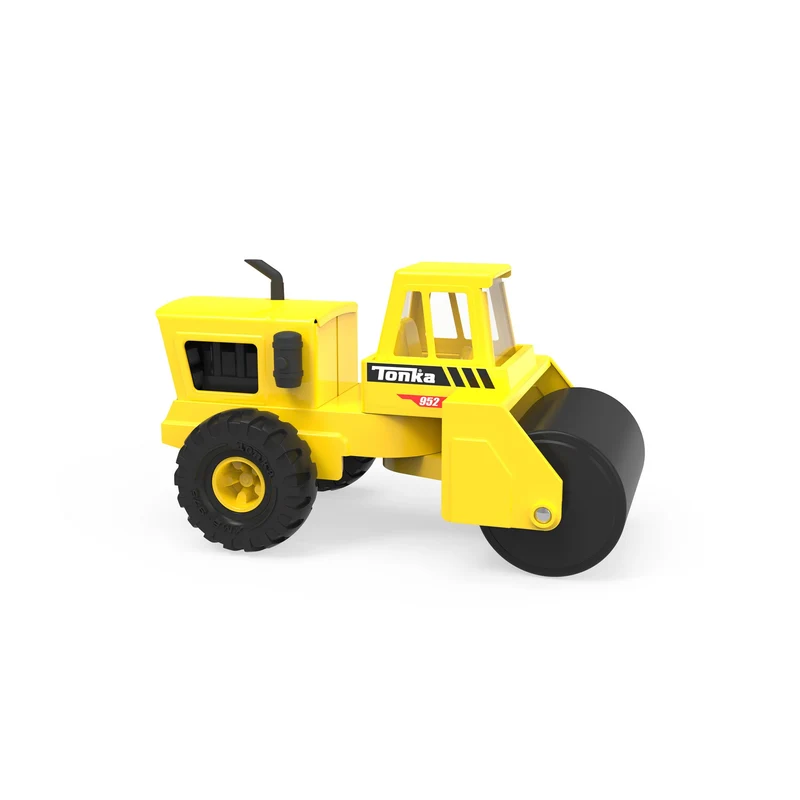 Tonka Steel Classics Steam Roller Toy with Fillable Steel Drum
