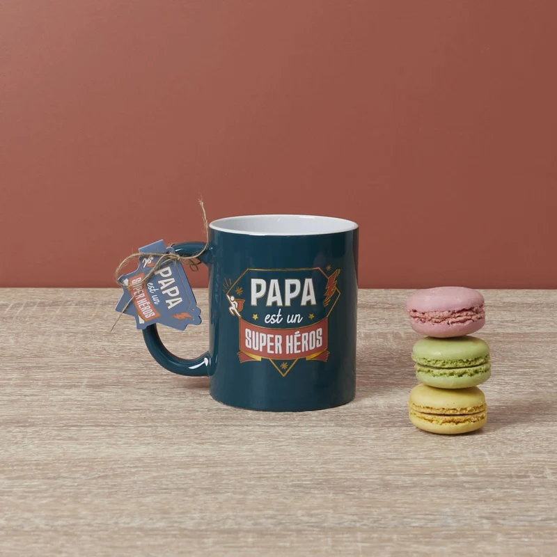 MUG PAPA SUPER HEROS