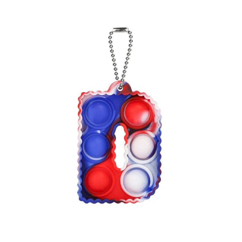 Porte-clés Pop It Lettre