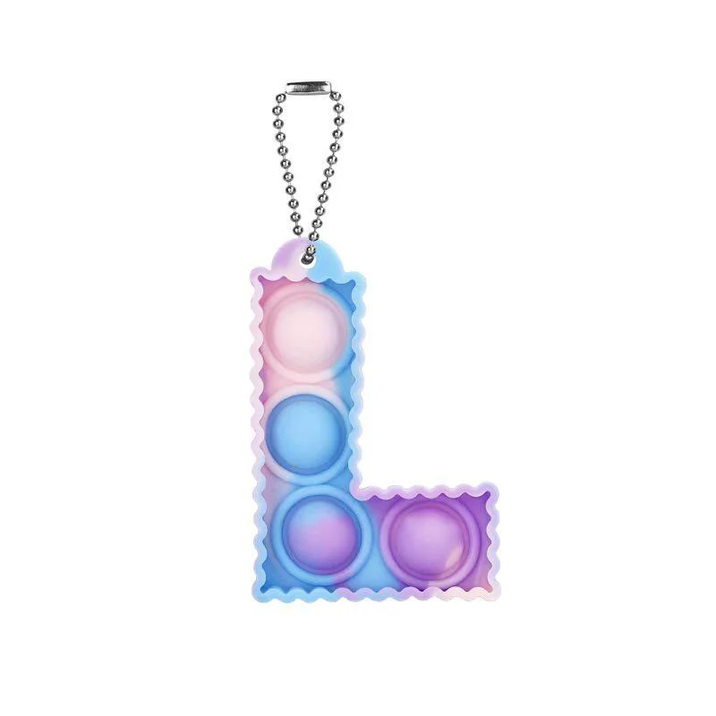 Porte-clés Pop It Lettre