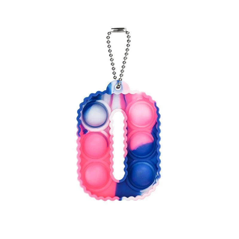 Porte-clés Pop It Lettre