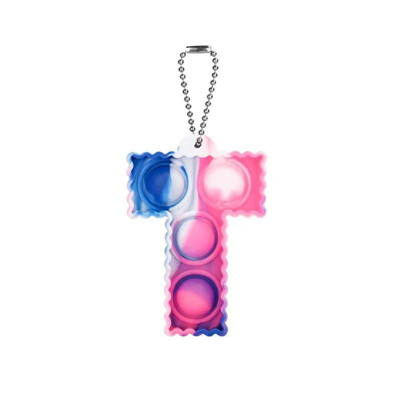 Porte-clés Pop It Lettre