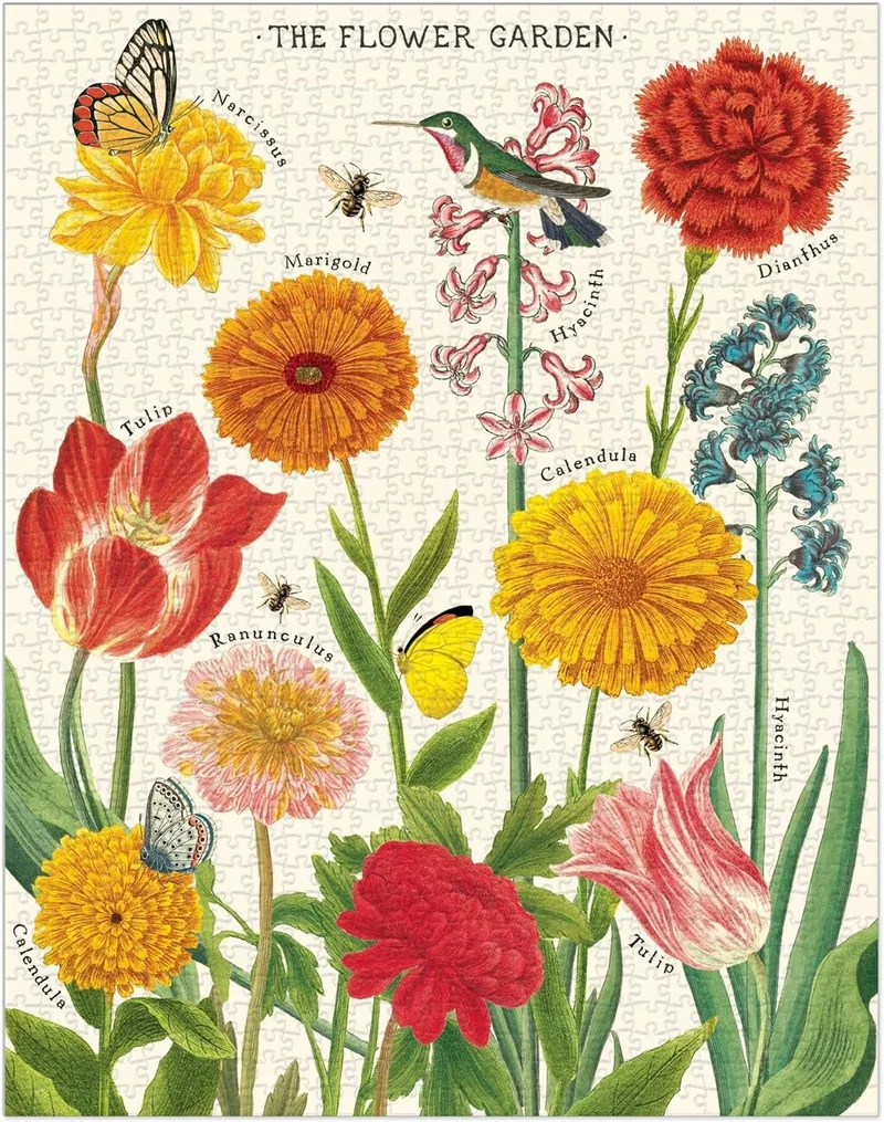 Flower Garden 1,000 Piece Puzzle