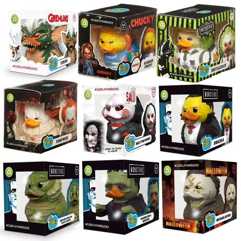 TUBBZ Mini Horror Movie Duck, Horror Movie Collectible, 2 Inches, Assortment, 1 Count