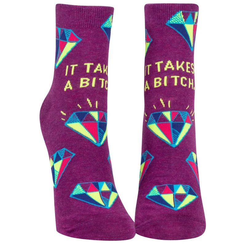 It Takes A Bitch Woman's Socks-