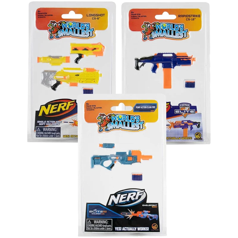World's Smallest Nerf Gun - 1 random style