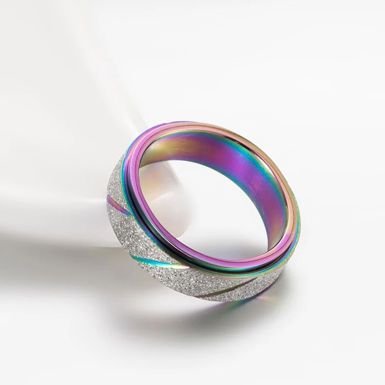 Bague anti-stress tournante