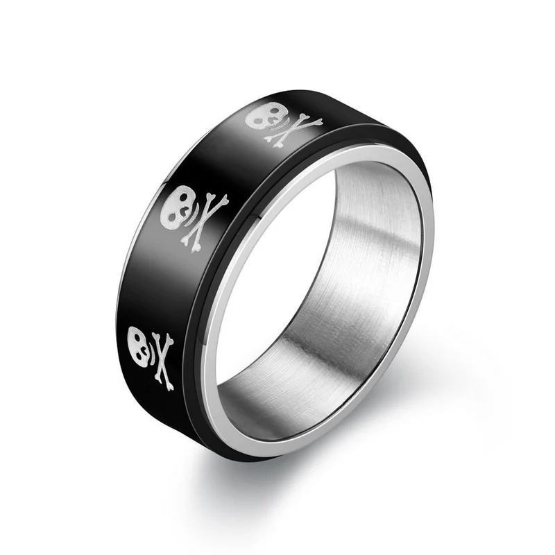 Bague anti-stress toxique+ tournante.