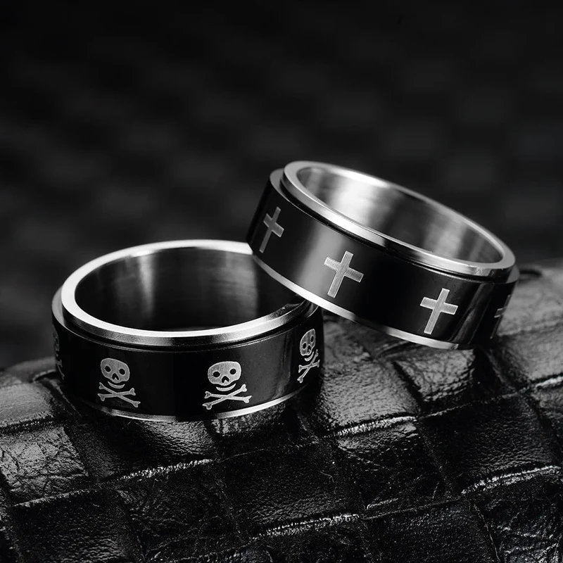 Bague anti-stress toxique+ tournante.