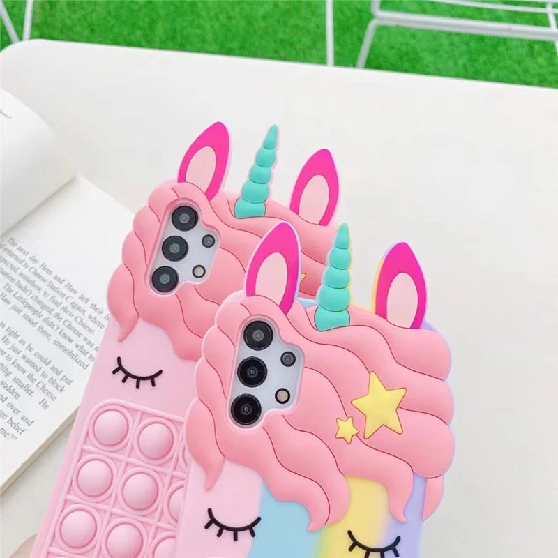 Coque Pop It Samsung Licorne