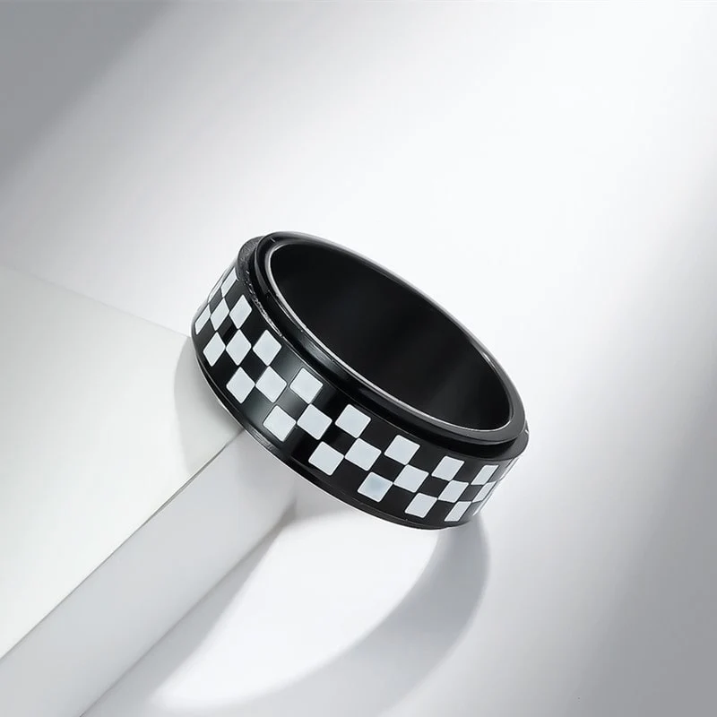Bague anti-stress tournante Mosaïque