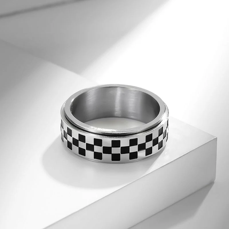Bague anti-stress tournante Mosaïque