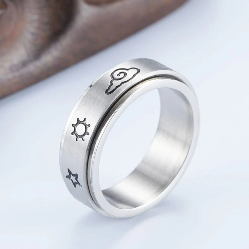 Bague anti-stress tournante Météo