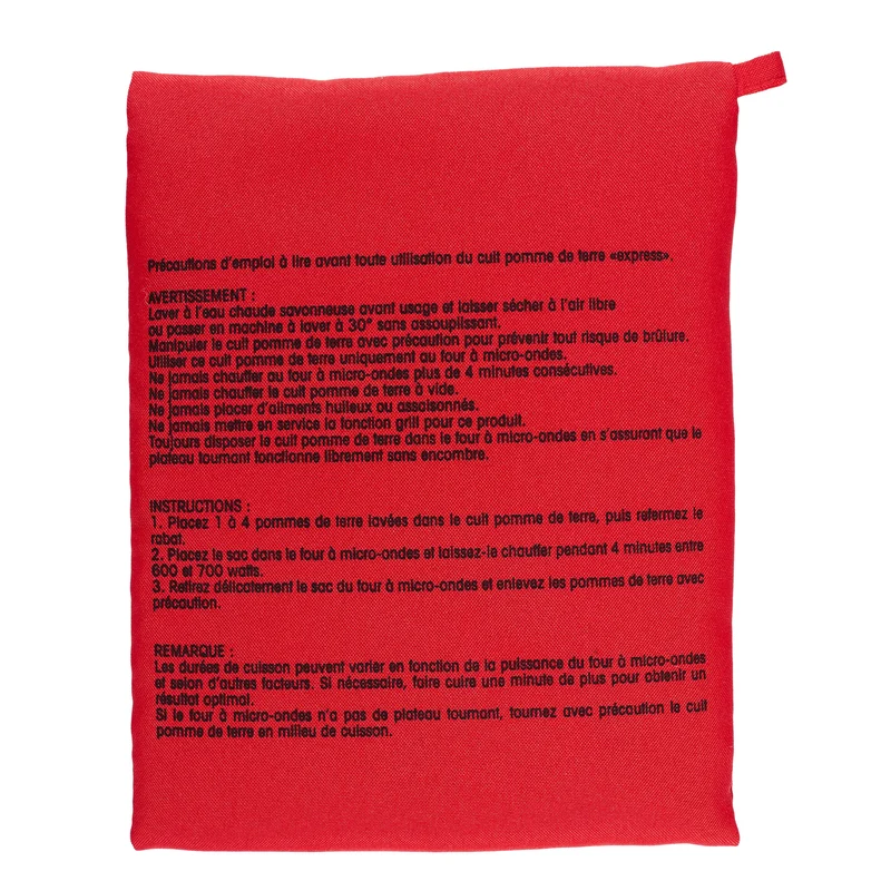 CUIT POMME DE TERRE MICRO-ONDES