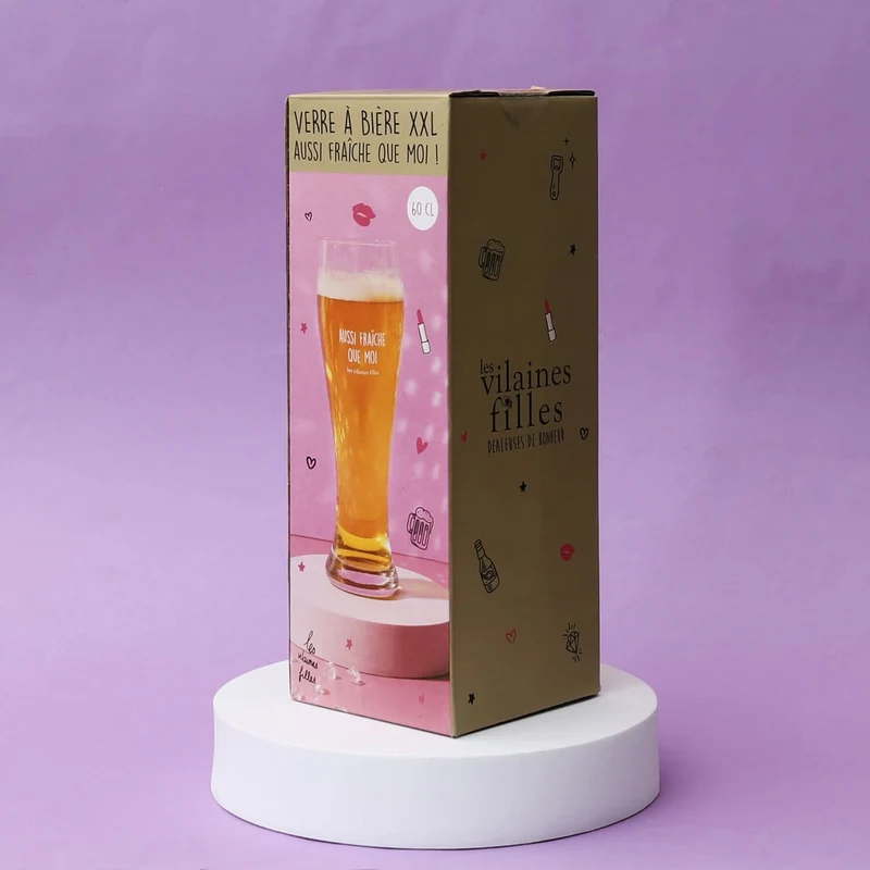 VERRE A BIERE AUSSI FRAICHE QUE MOI