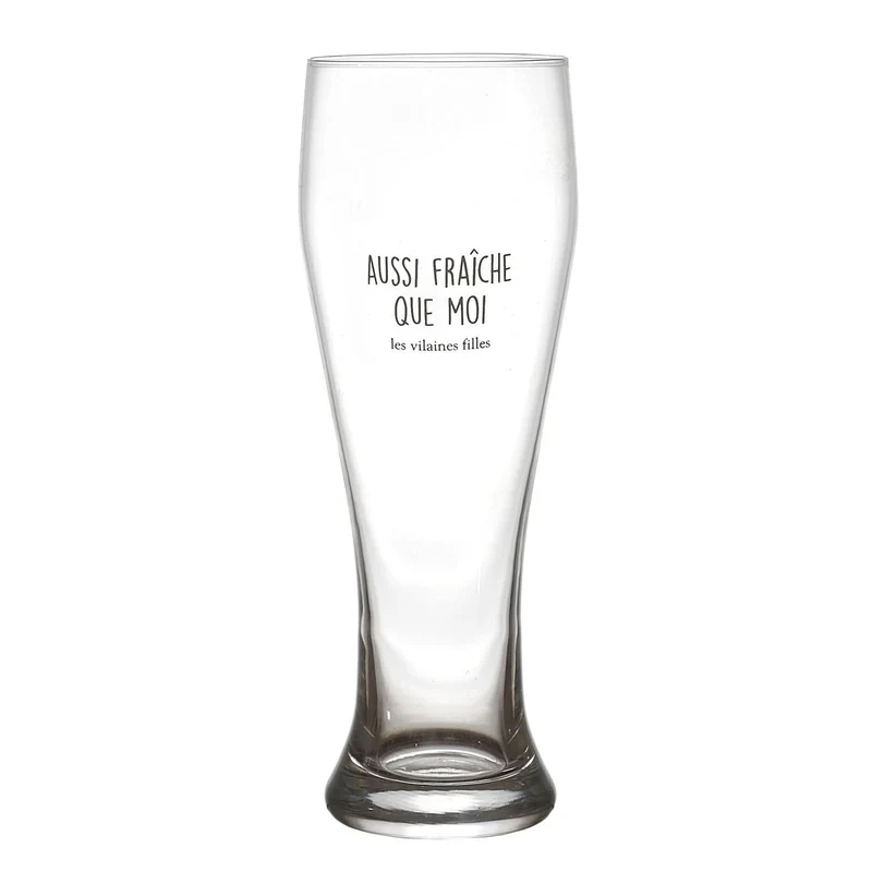 VERRE A BIERE AUSSI FRAICHE QUE MOI