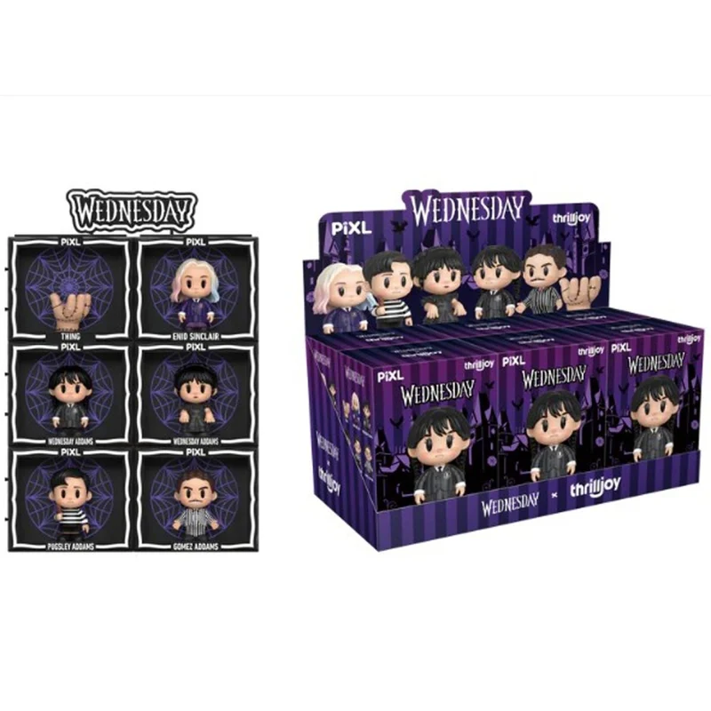 PiXL Wednesday Blind Box Vinyl Figure, TV Series Collectible, 1 Count