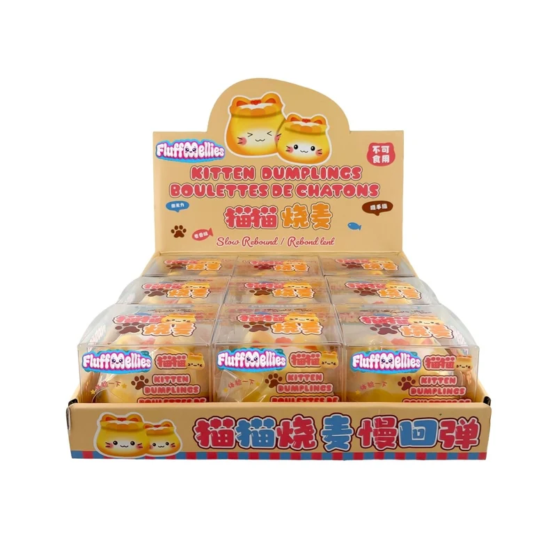 Fluffmellies Kitten Dumpling Squishy Toy, Assortment, 1 Count