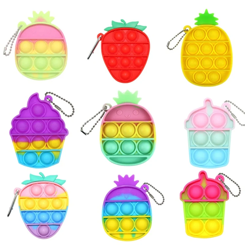 Porte-clés Anti-stress Pop It
