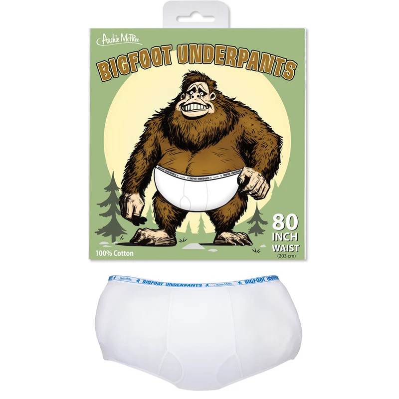 Bigfoot Underpants! - 80 inch waist