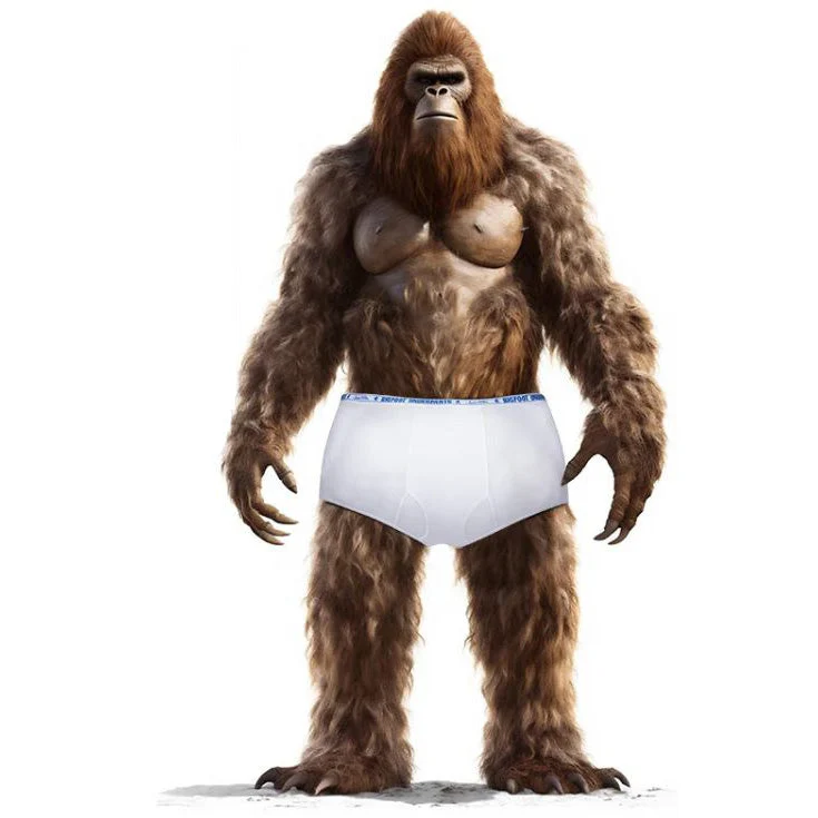 Bigfoot Underpants! - 80 inch waist