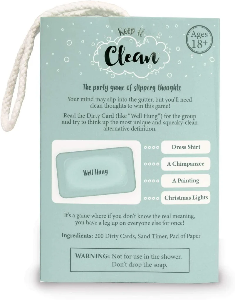 Keep It Clean Card Game / Jeu de cartes