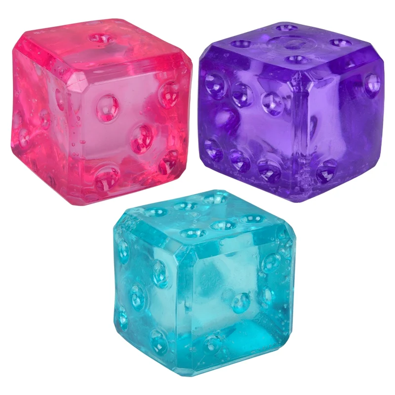 Single The Toy Network Squeezy Sugar Dice Sensory Fidget Toy 2in