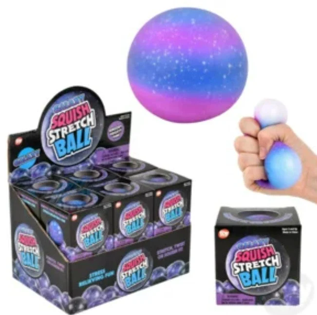 Single Squish and Stretch Galaxy Gummi Ball Fidget Toy