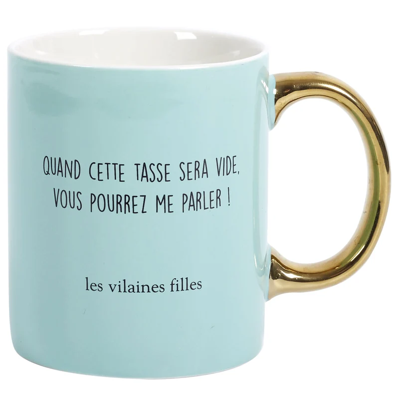 TASSE ANSE DOREE QUAND VOUS POURREZ ME PARLER