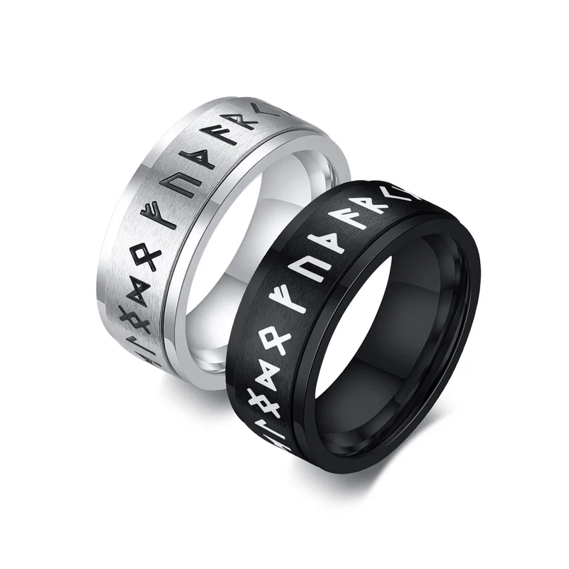 Bague Alphabet Viking anti-stress