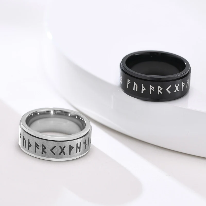 Bague Alphabet Viking anti-stress