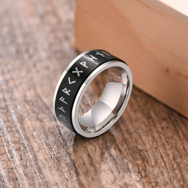 Bague Alphabet Viking anti-stress