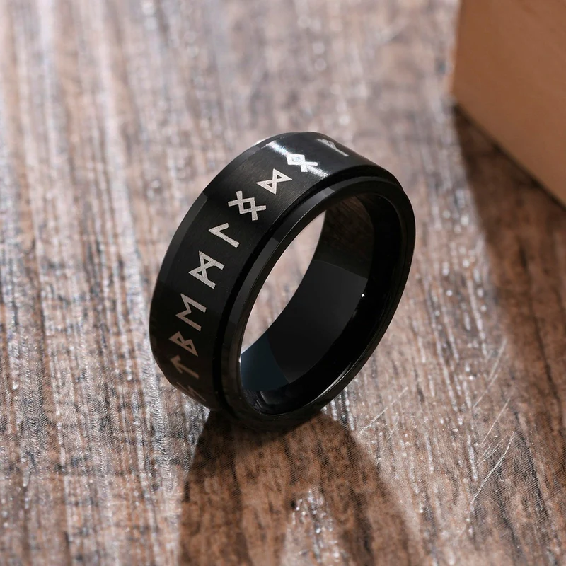 Bague Alphabet Viking anti-stress