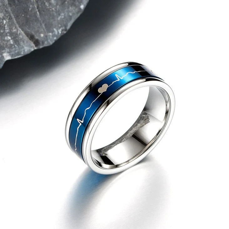 Bague tournante battement cœur