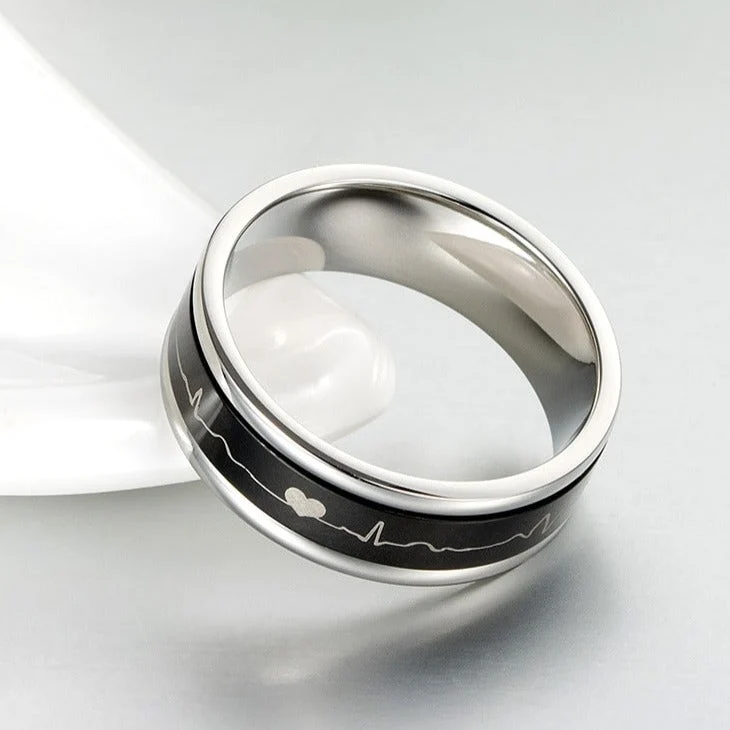 Bague tournante battement cœur