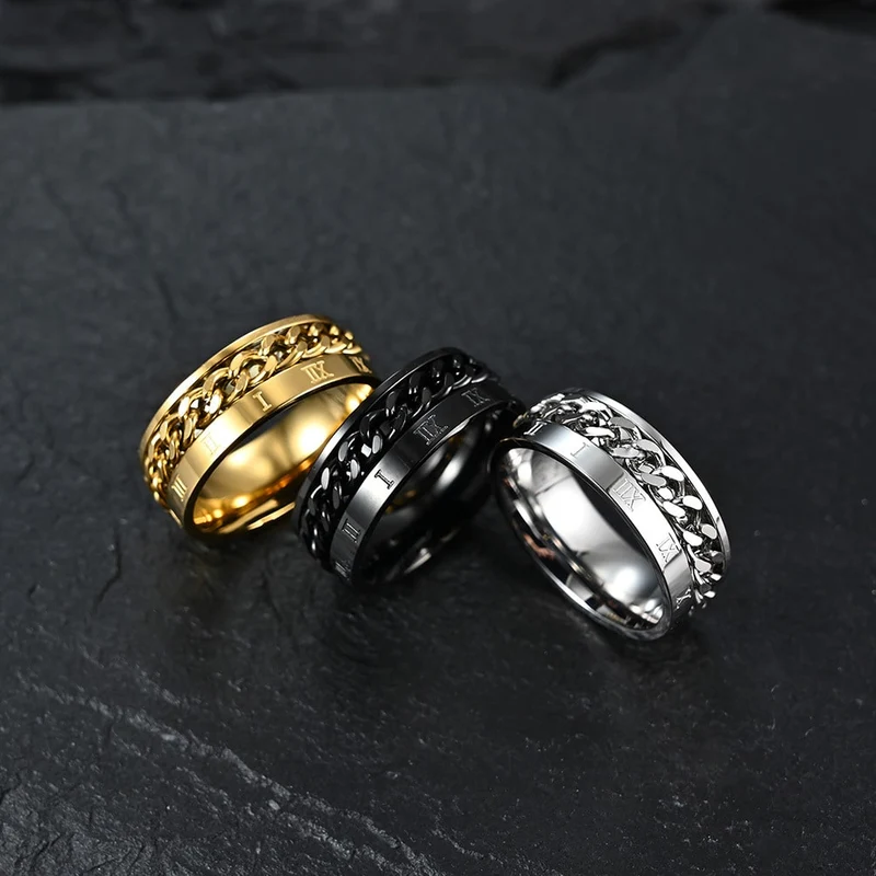 Bague anti-stress tournante chiffres